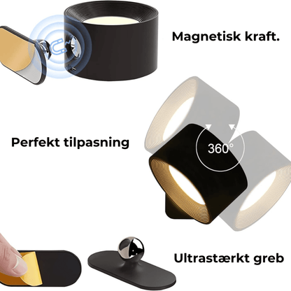 Flexilight | Trådløs væglampe med touch og 360° rotation
