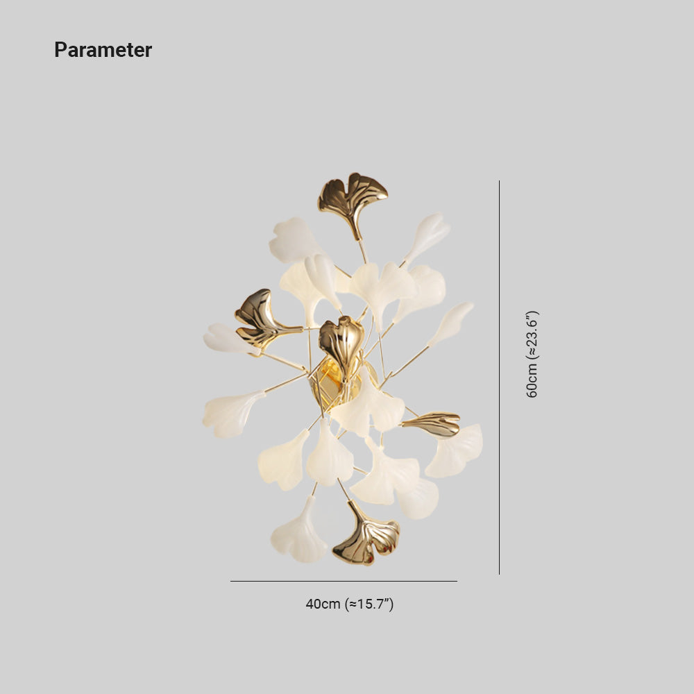 FloralGlow | Elegant Blomstervæglampe