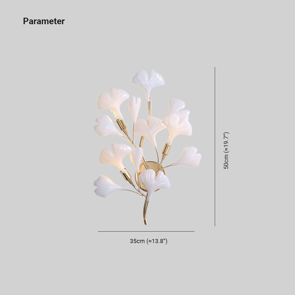 FloralGlow | Elegant Blomstervæglampe
