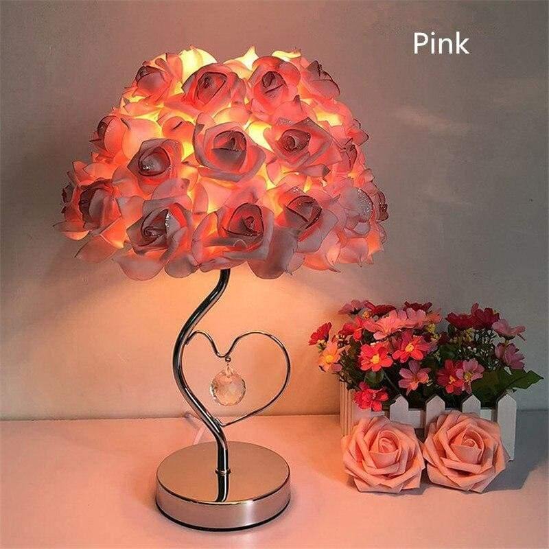 FloralShine | Fortryllende Blomsterbordlampe