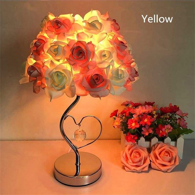 FloralShine | Fortryllende Blomsterbordlampe