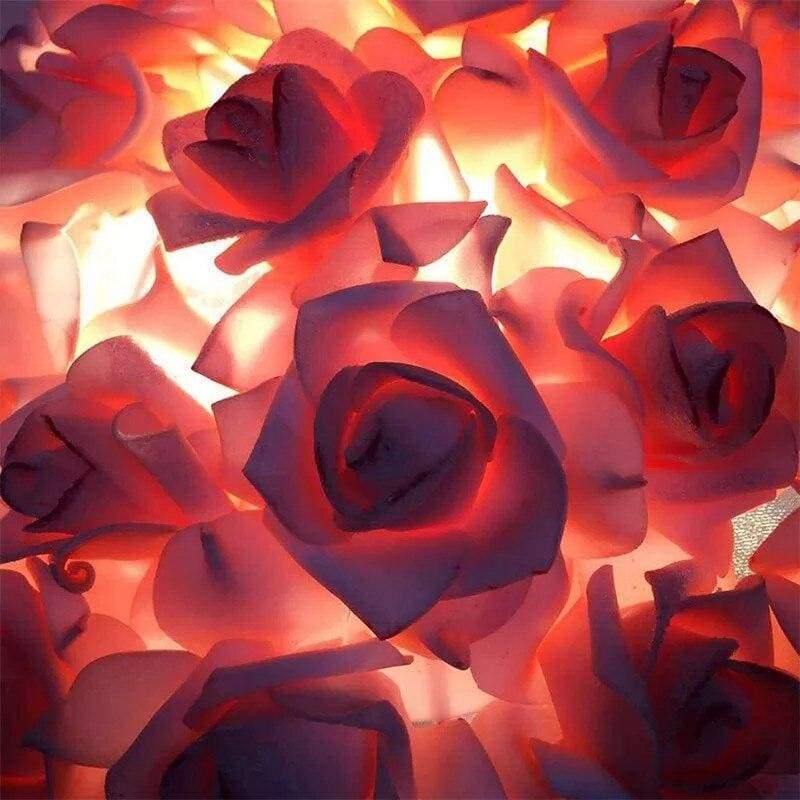FloralShine | Fortryllende Blomsterbordlampe