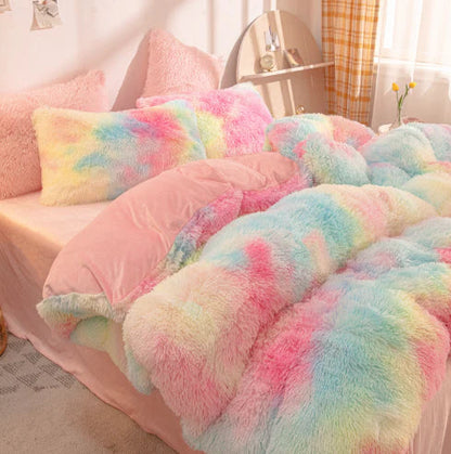 FluffCandy | Luksuriøst Langhåret Dynebetræk for Vintervarme