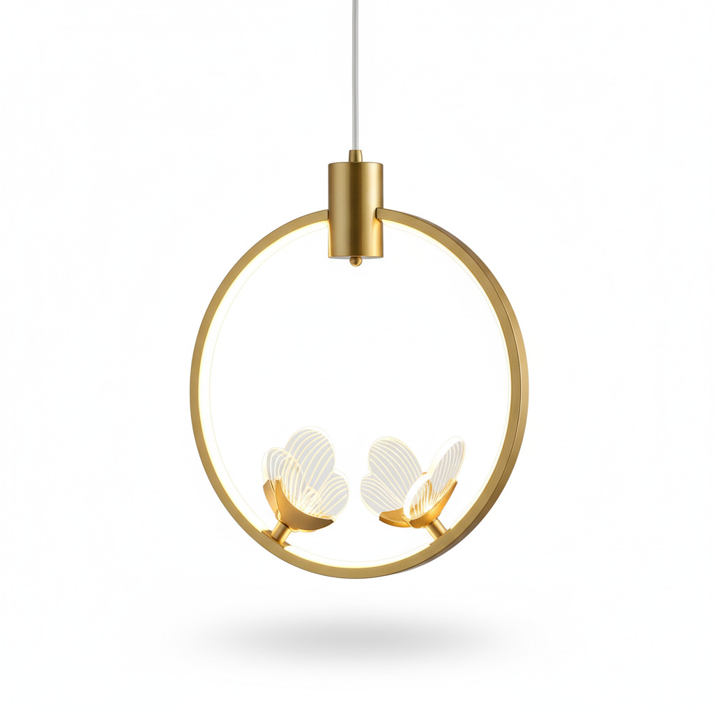 FlutterShine | Fortryllende LED Sommerfugl Pendellampe