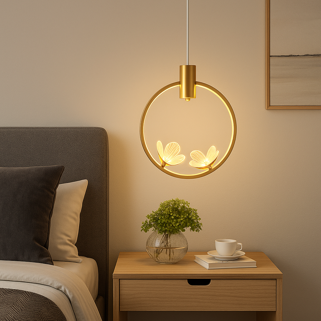 FlutterShine | Fortryllende LED Sommerfugl Pendellampe