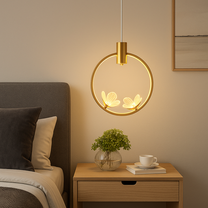 FlutterShine | Fortryllende LED Sommerfugl Pendellampe