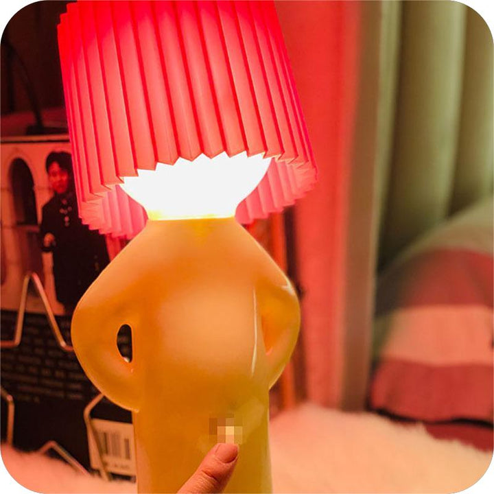 FunnyPal | legesyg bordlampe med farverig skærm og E27 LED-lys