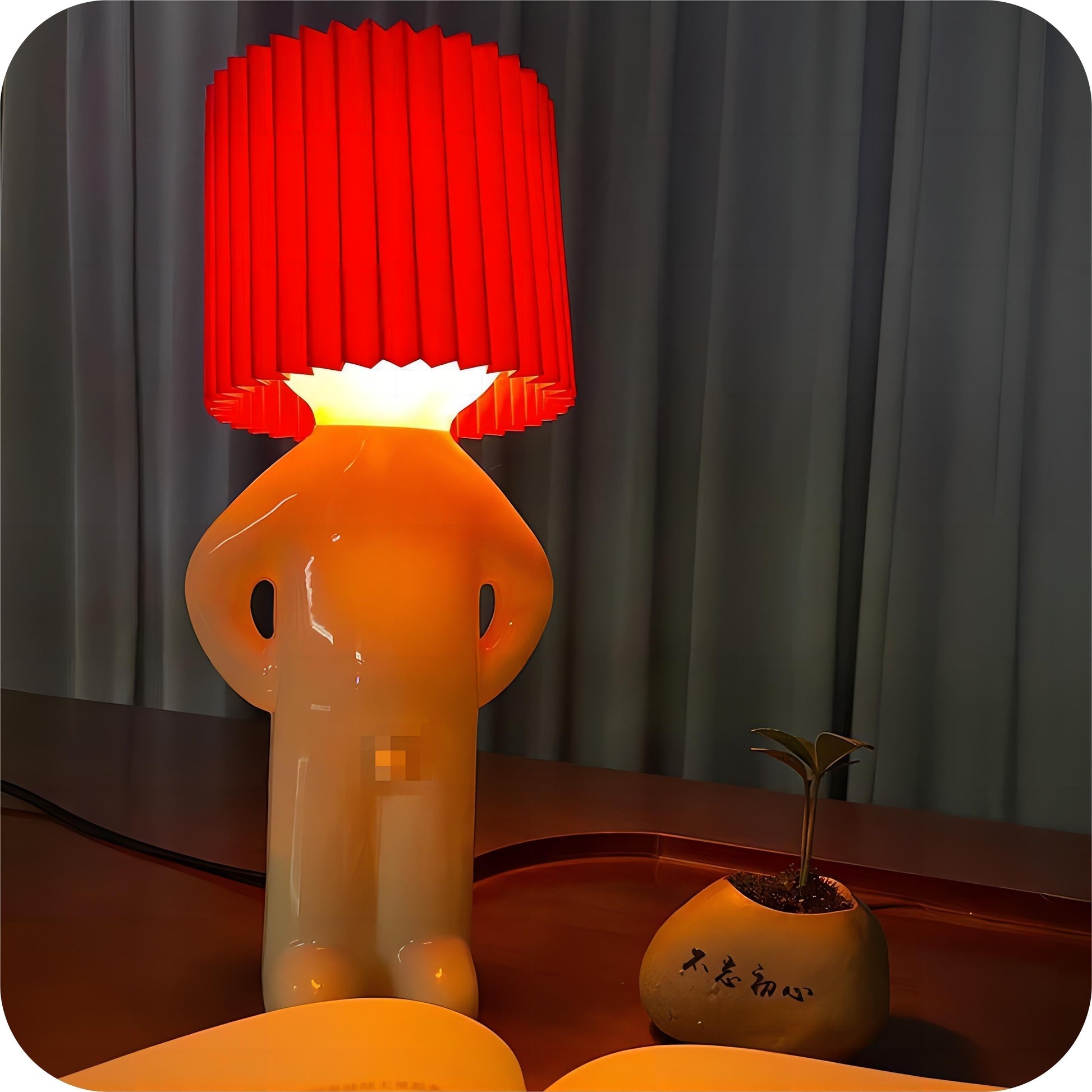 FunnyPal | legesyg bordlampe med farverig skærm og E27 LED-lys