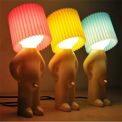 FunnyPal | legesyg bordlampe med farverig skærm og E27 LED-lys