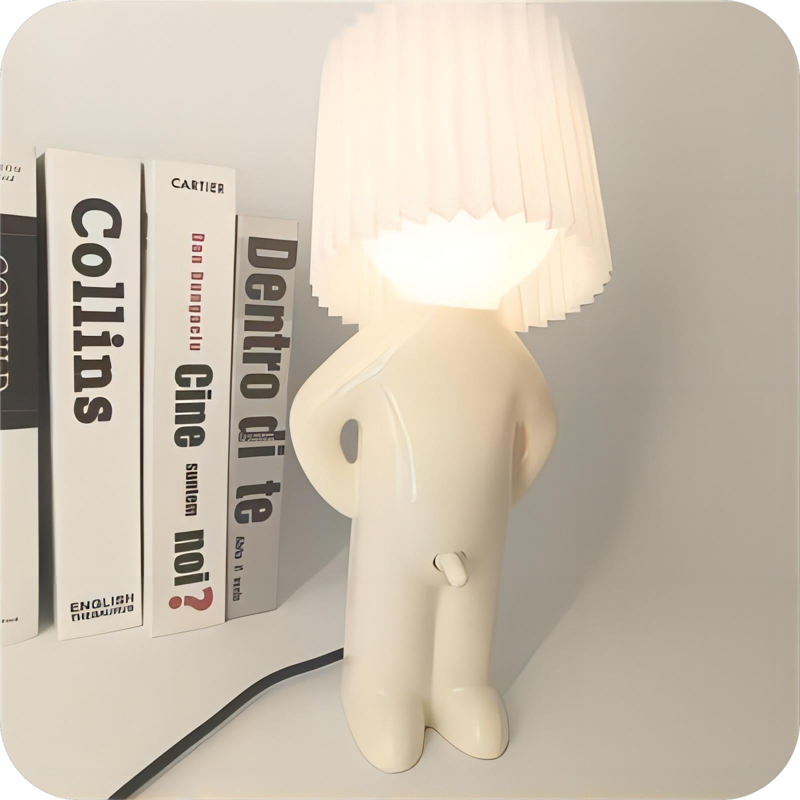 FunnyPal | legesyg bordlampe med farverig skærm og E27 LED-lys