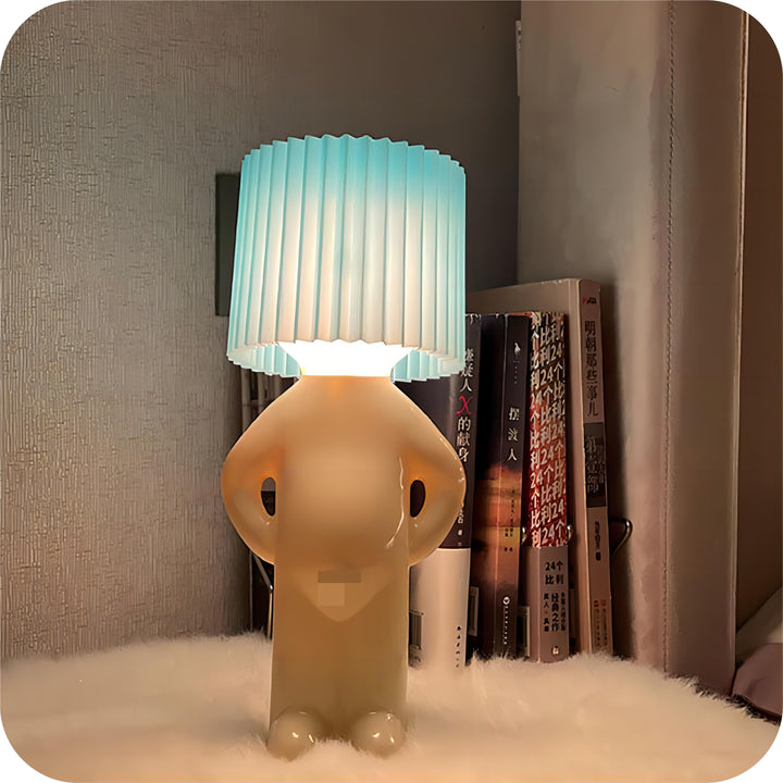 FunnyPal | legesyg bordlampe med farverig skærm og E27 LED-lys