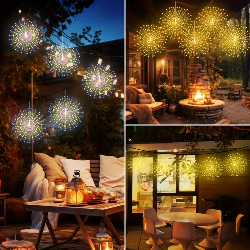 GalaxyGlow™ | Moderne & Elegante Fyrværkerilamper til Udendørs Brug5