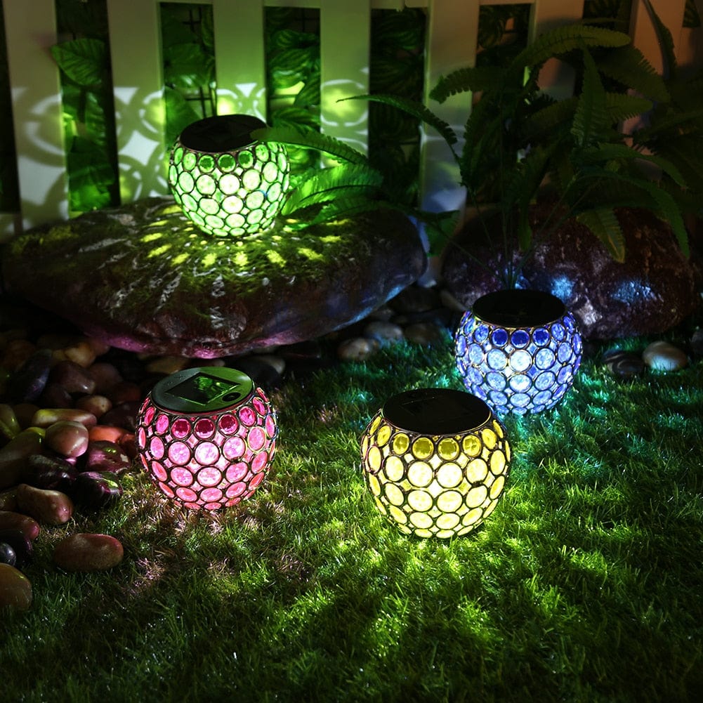 GardenGem | Smuk Solcelle Lys Kugle