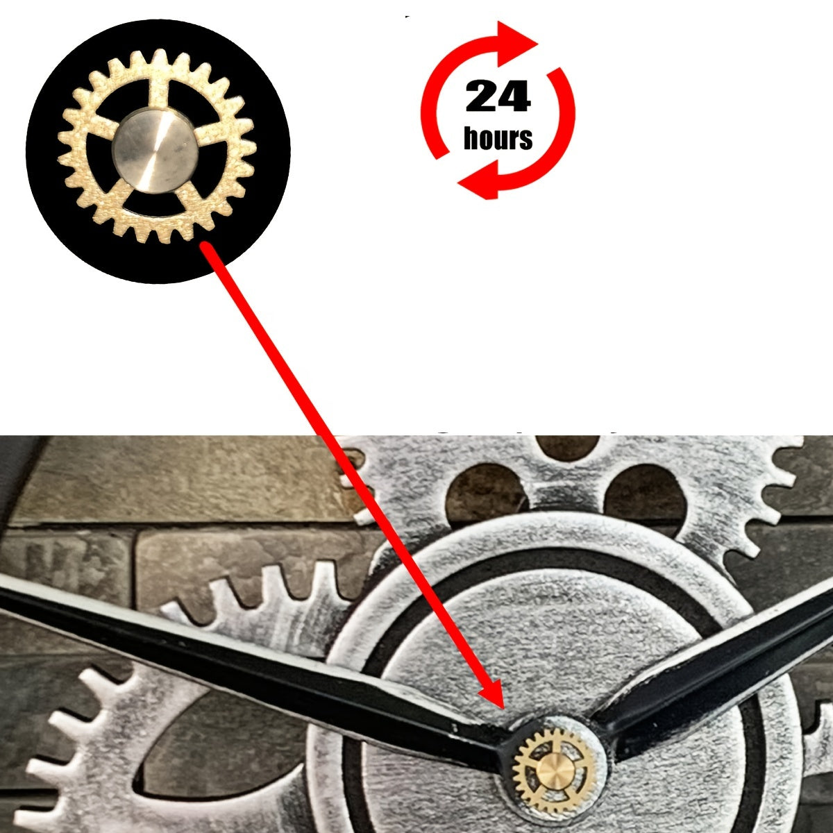 GearTime | Overdimensioneret Mekanisme Vægur