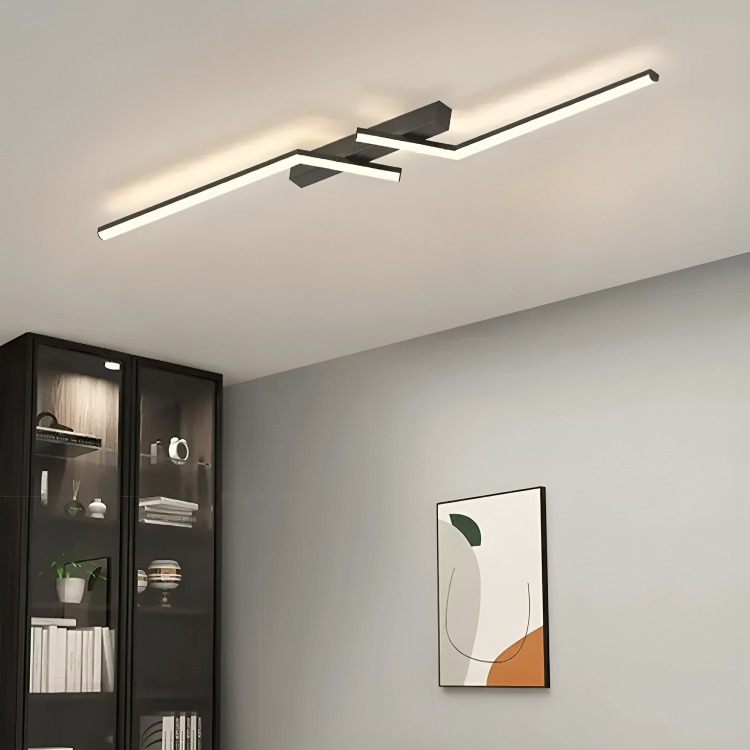 GildedLine | Moderne Skulpturel Loftlampe