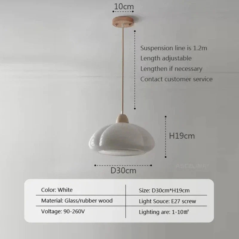 GlanzGlow | Fortryllende Cremet Pendellampe