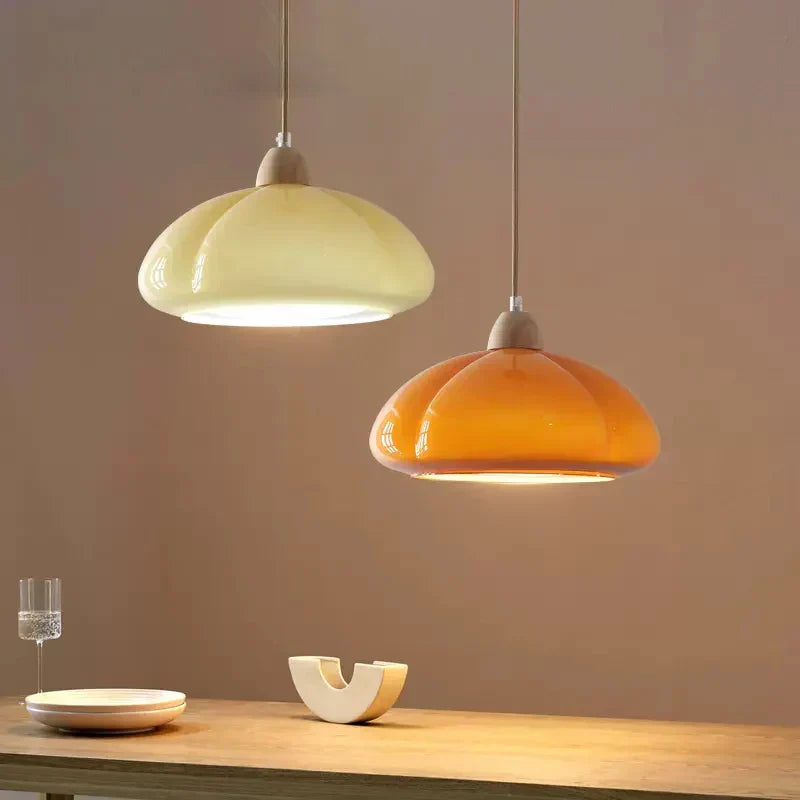 GlanzGlow | Fortryllende Cremet Pendellampe