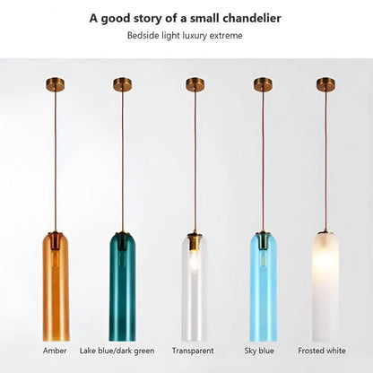 GlassBliss | Elegant Glas & Metal Hængelampe