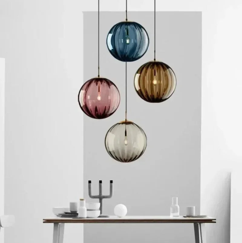 GlassOrb | Moderne loftlampe i glas med integreret LED