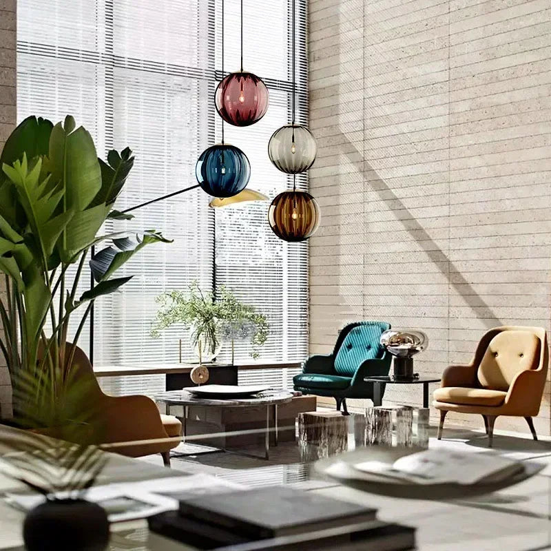 GlassOrb | Moderne loftlampe i glas med integreret LED