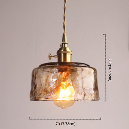 GlassSwirl | Kunstnerisk Glas Loftlampe
