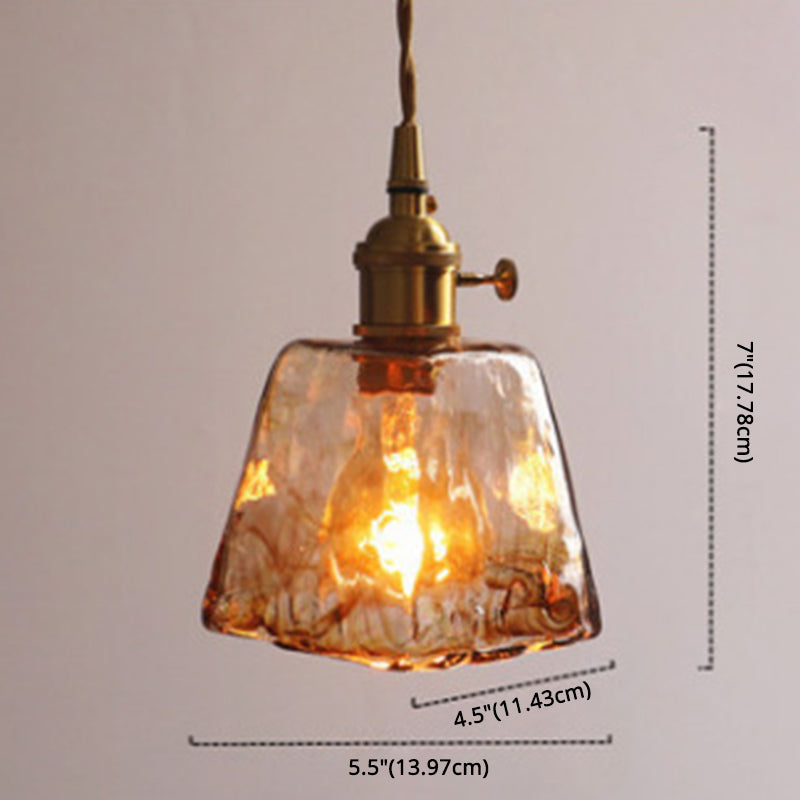 GlassSwirl | Kunstnerisk Glas Loftlampe