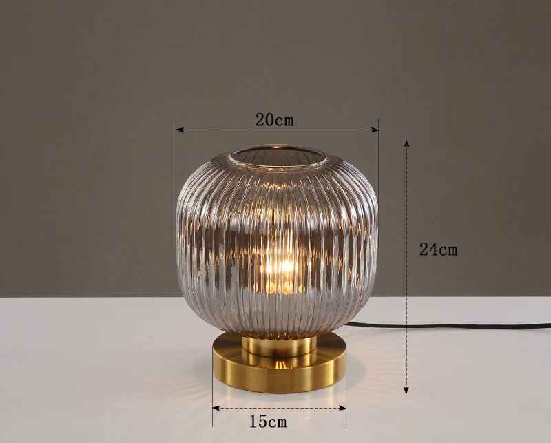 GleamGlass | Elegant Glaslampe