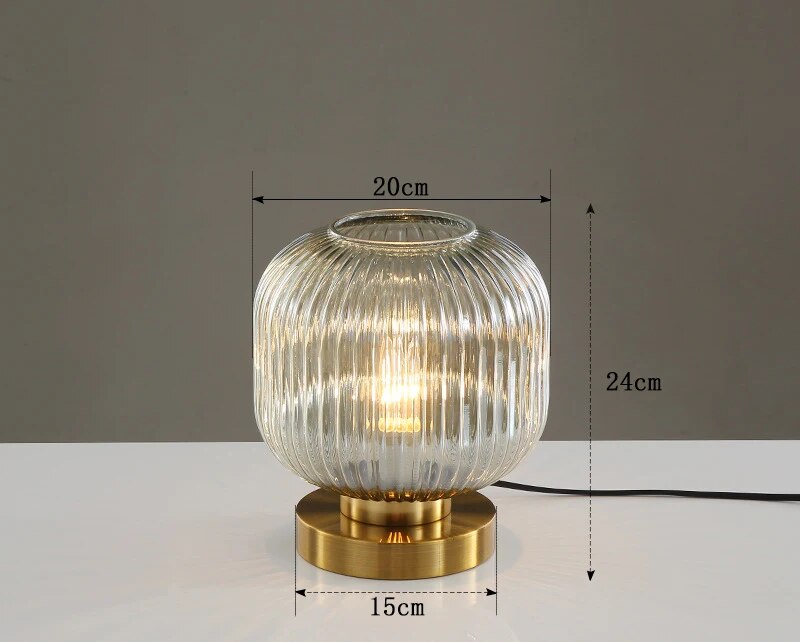 GleamGlass | Elegant Glaslampe