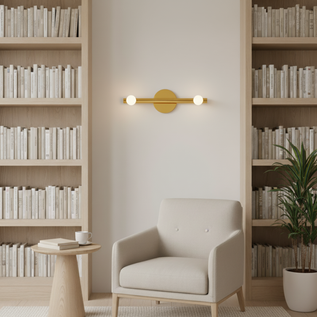 GleamLine | Moderne Guld Væglampe