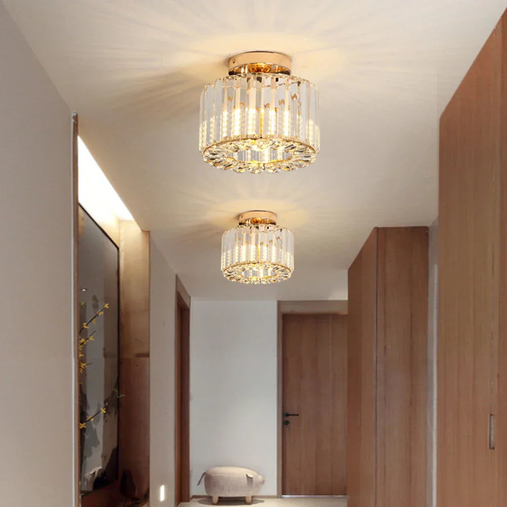 GlimmerSphere | Elegant Krystal Loftlampe