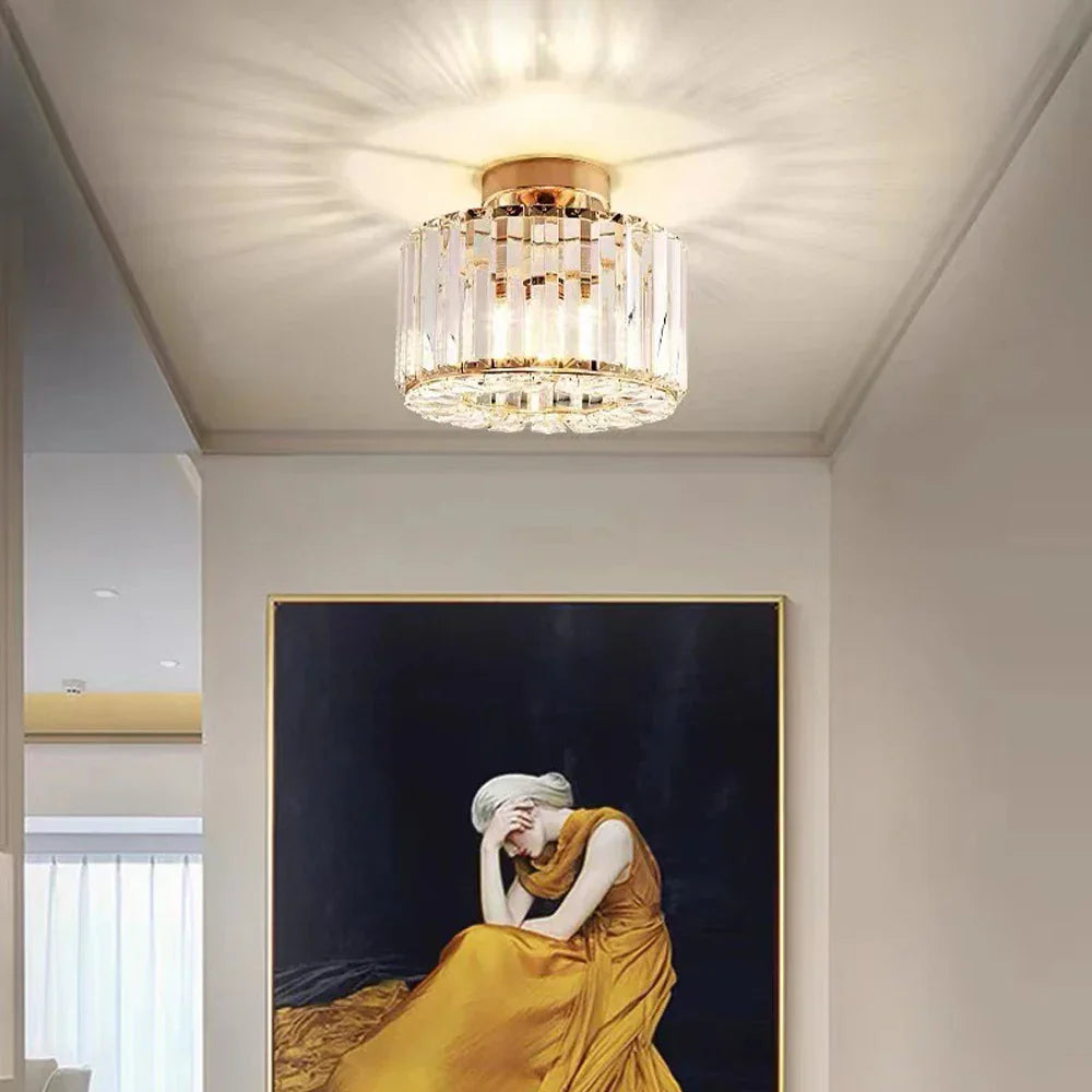 GlimmerSphere | Elegant Krystal Loftlampe