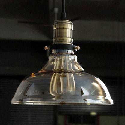 GlintGlow | Vintage Glas Loftlampe