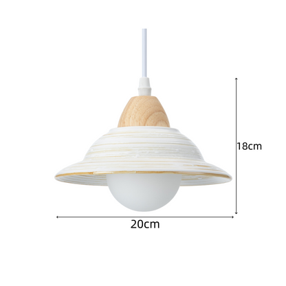 GlobeHalo | Rustik Kurve Loftlampe