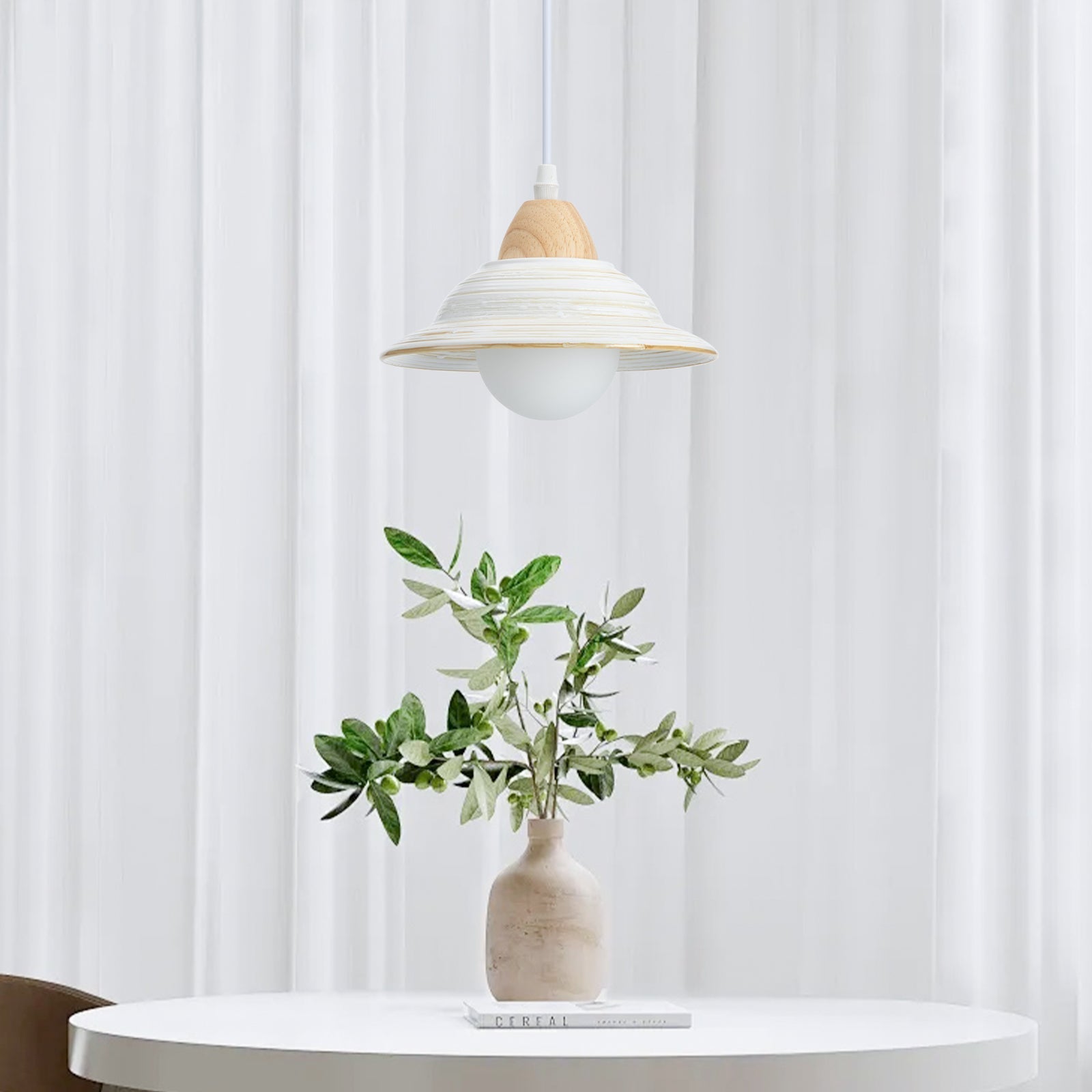 GlobeHalo | Rustik Kurve Loftlampe