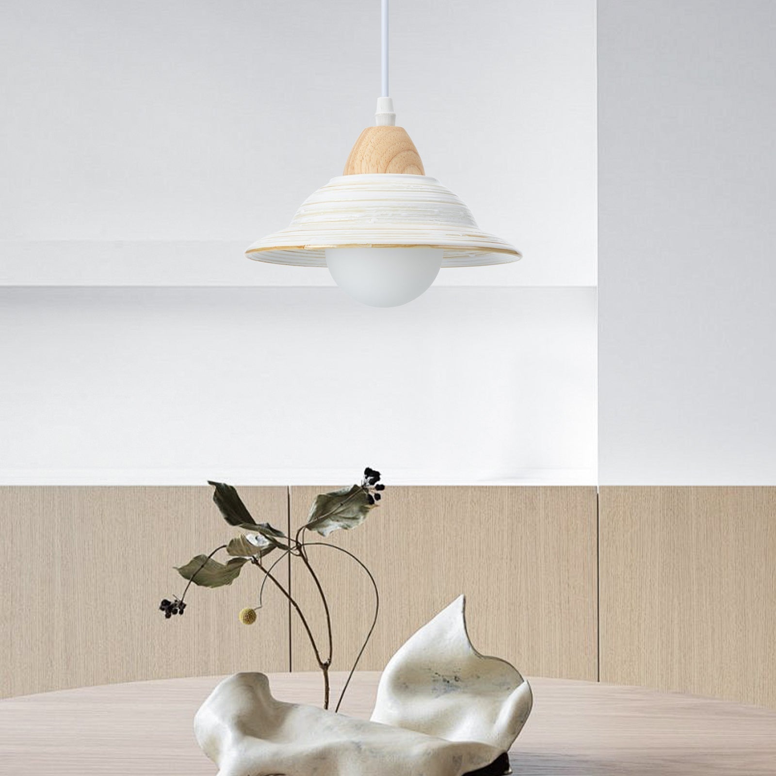 GlobeHalo | Rustik Kurve Loftlampe