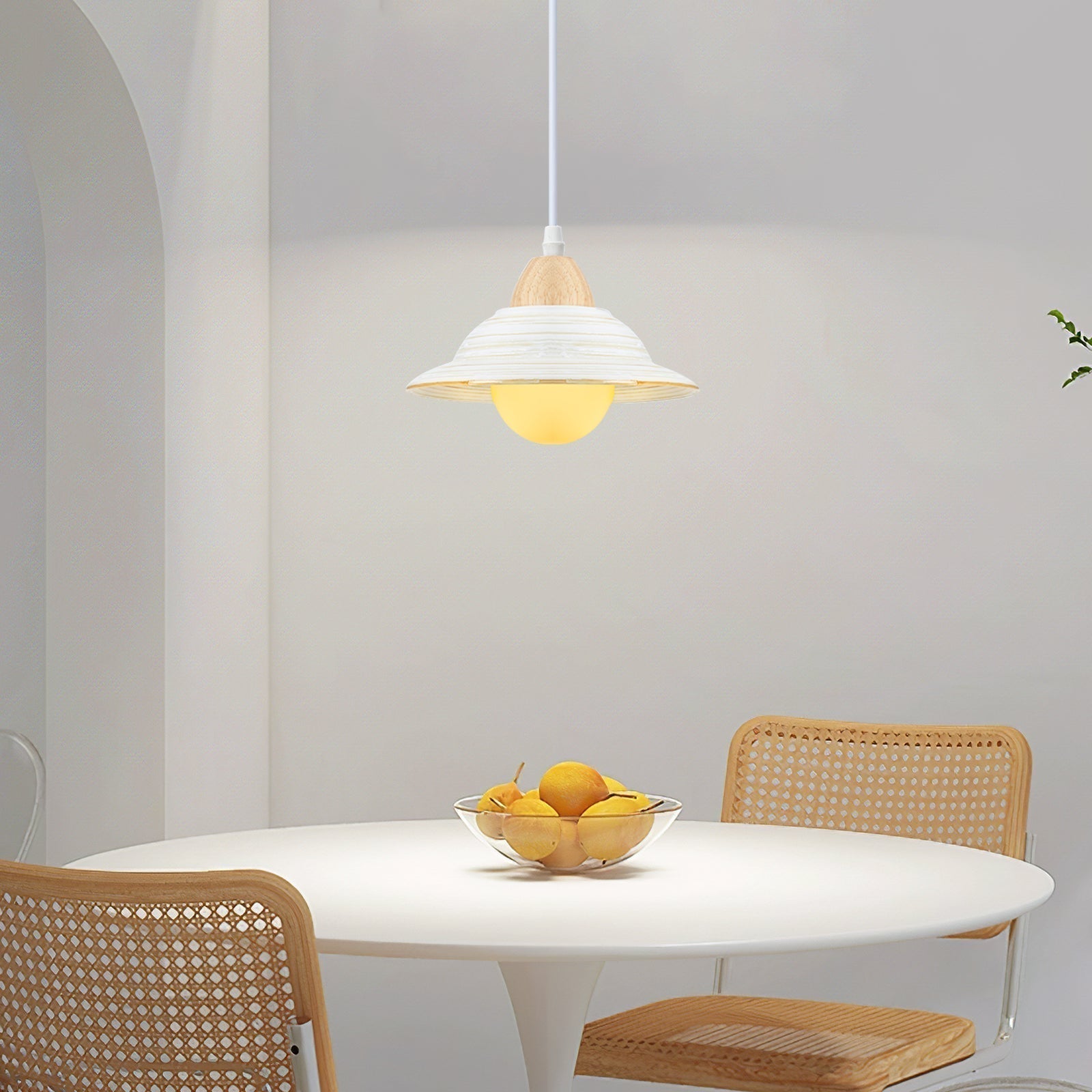 GlobeHalo | Rustik Kurve Loftlampe