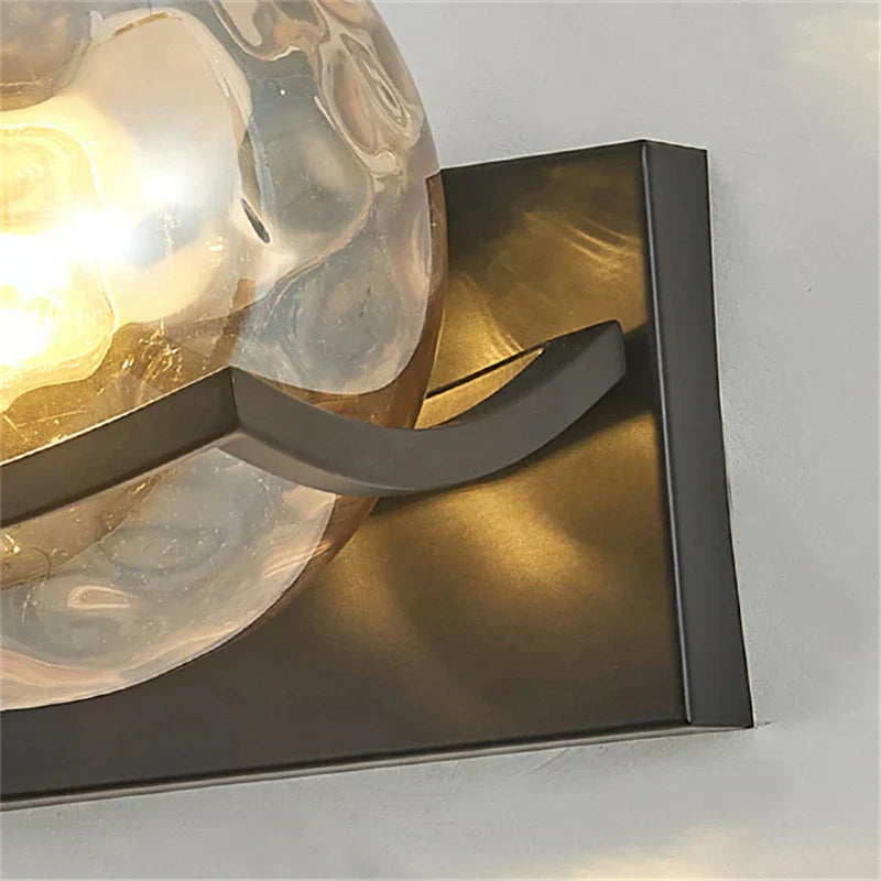 GlobeLite | Kunstnerisk Glas Væglampe