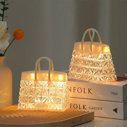 GlowBag | Krystal Håndtaske Lampe