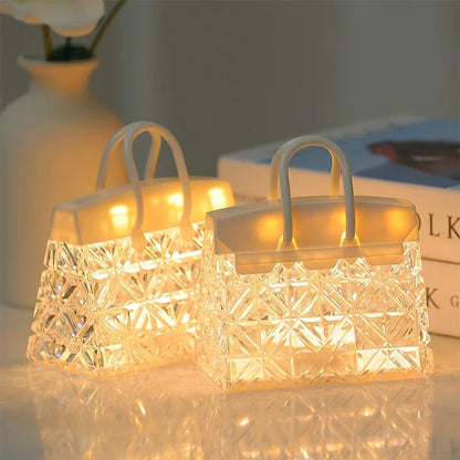 GlowBag | Krystal Håndtaske Lampe