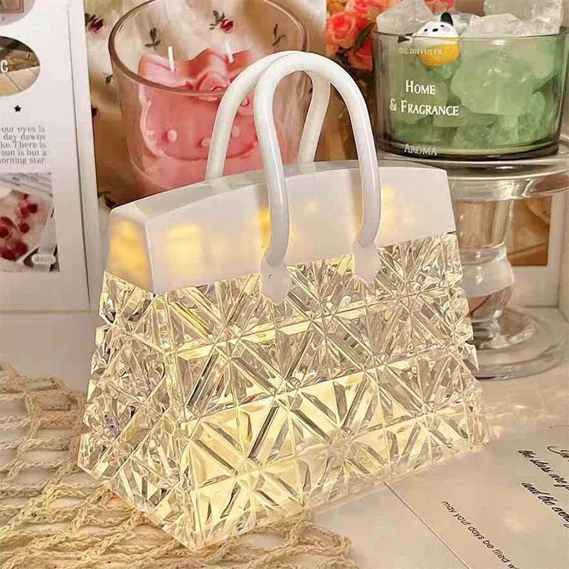 GlowBag | Krystal Håndtaske Lampe