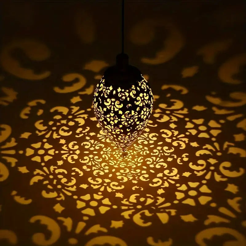 GlowBloom | Vintage & Elegant Hængende Have lampe