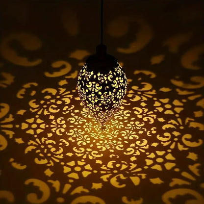 GlowBloom | Vintage & Elegant Hængende Have lampe