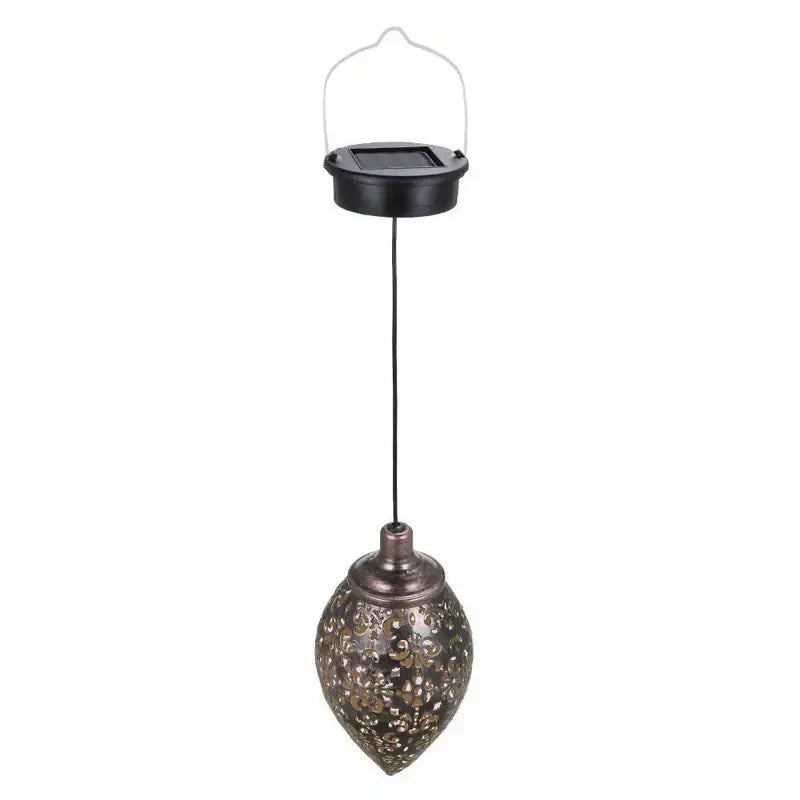 GlowBloom | Vintage & Elegant Hængende Have lampe