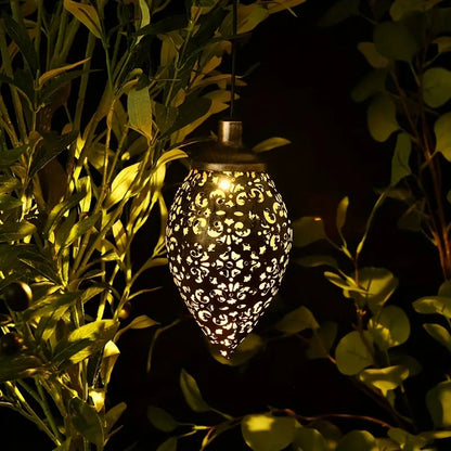 GlowBloom | Vintage & Elegant Hængende Have lampe