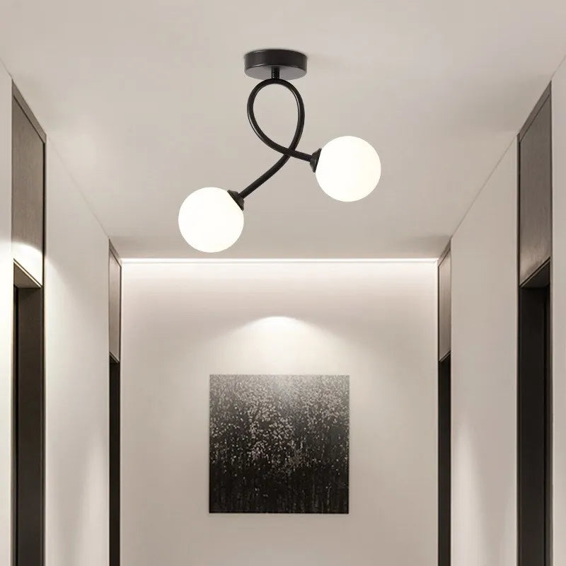 GlowCrest | Moderne Elegance Loftslampe