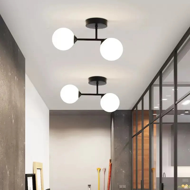 GlowCrest | Moderne Elegance Loftslampe