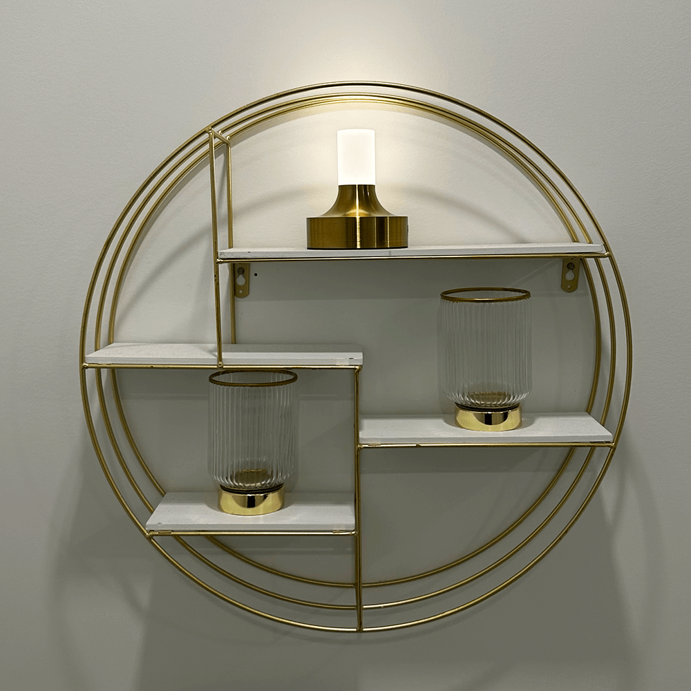 GlowForge | Elegant Messing Bordlampe