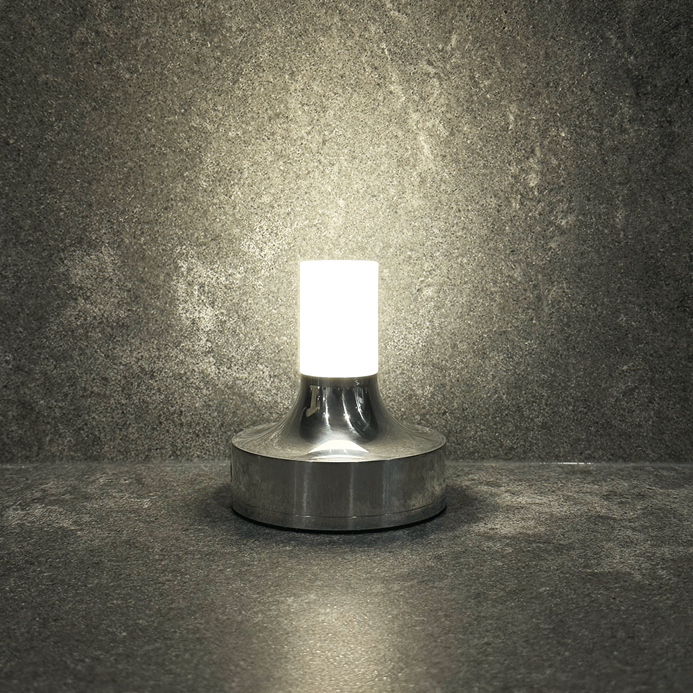 GlowForge | Elegant Messing Bordlampe