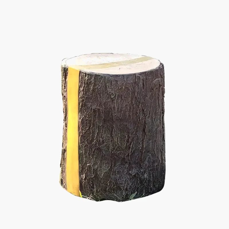 GlowLog | Elegant Træstub LED Lampe