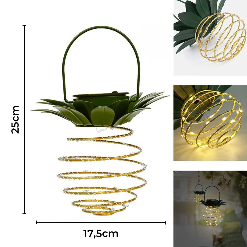 GlowPine | Solcelledrevet Havebelysning med Elegant Vejrbestandigt Design